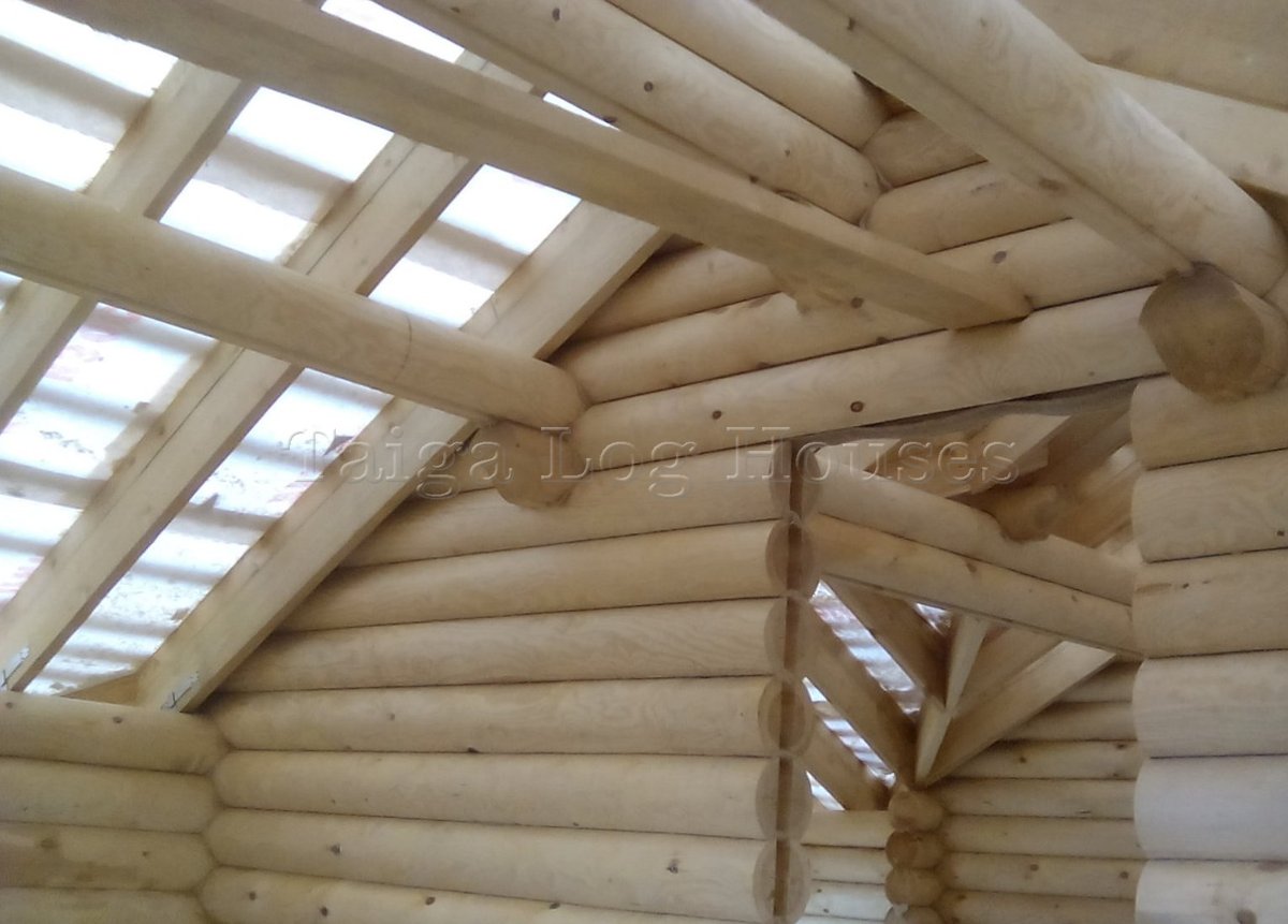 Крыша скользящая в деревянных домах