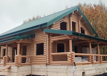 Бревенчатый дом 190m2 для Бюнямина