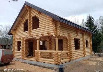 Log house 130m2 for Pavel