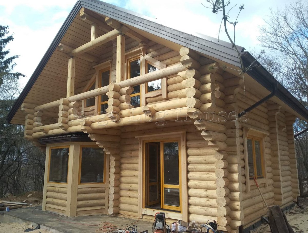 Бревенчатый дом 90м2 для госпожи Мартины - Taiga Loghouse